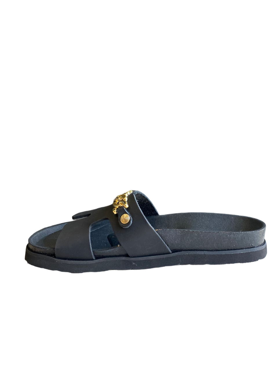 Genuins sandalo da donna Hilton Oiled in pelle G103895 nero