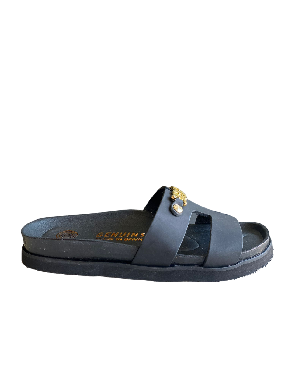 Genuins sandalo da donna Hilton Oiled in pelle G103895 nero