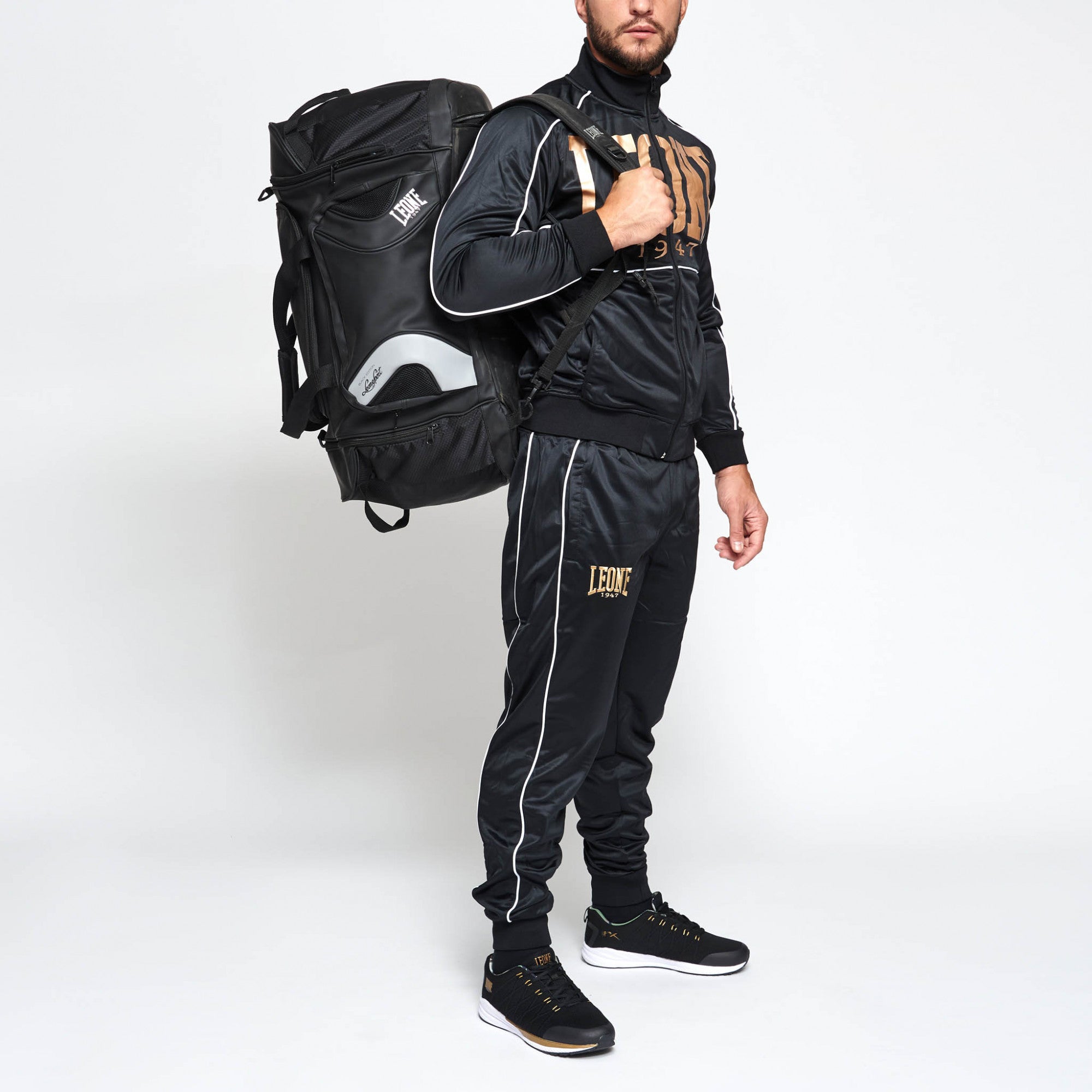 Leone Tuta sportiva da uomo Premium AB300 nero