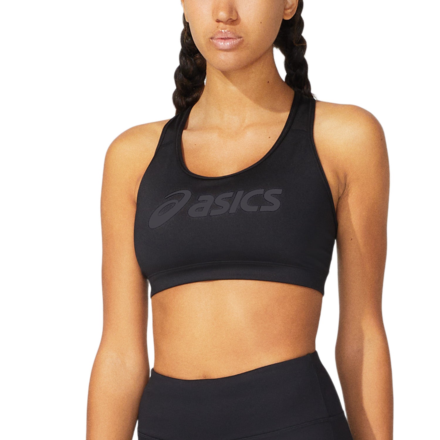 Asics Top Core Logo Bra da donna 2012C573 001 nero