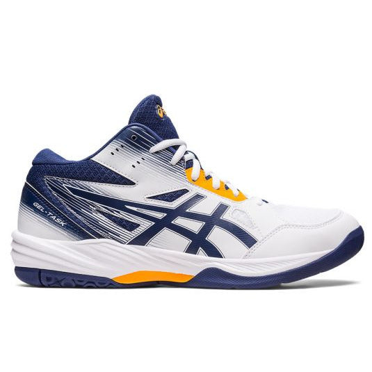 Asics scarpa da pallavolo da uomo Gel Task MT 3 1071A078 100 bianco-blu