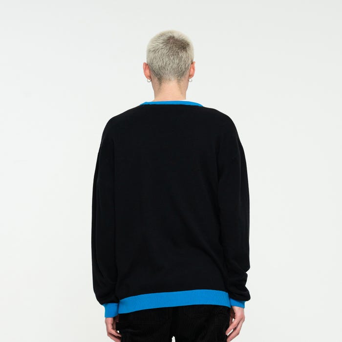 Santa Cruz Maglia girocollo manica lunga Shark Trip Knit Crew multicolor