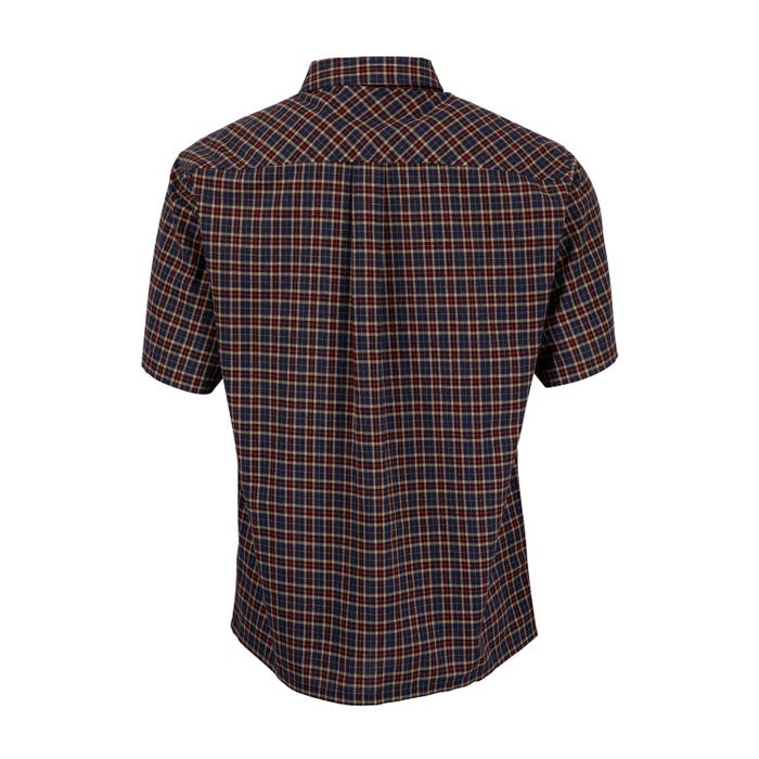Santa Cruz Mini Hand S/S Shirt camicia da uomo manica corta a quadri blu check