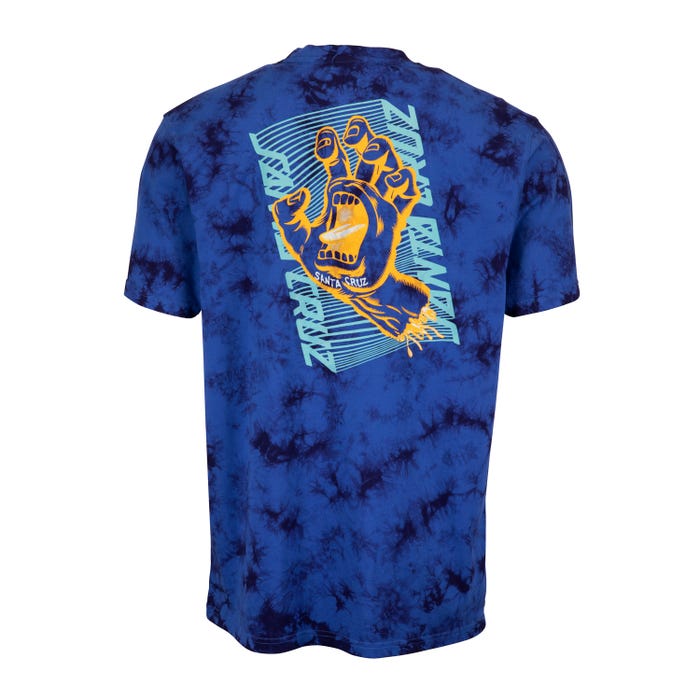 Santa Cruz maglietta manica corta da uomo Split Strip azzurro-blu