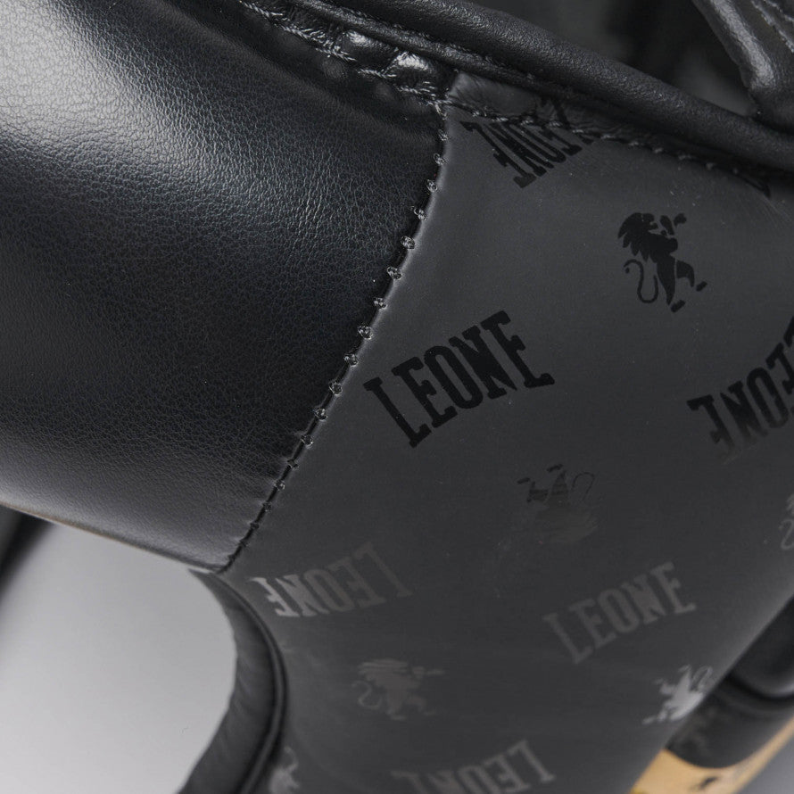 Leone Casco Boxe DNA CS444 Nero: Protezione Anti-Shock e Stile Elegante