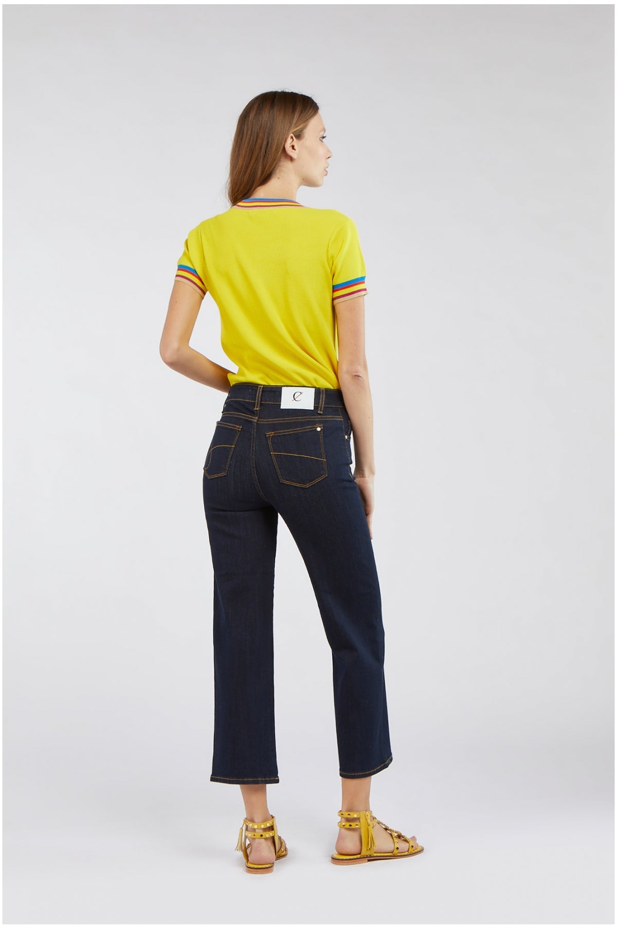 CafèNoir denim culotte da donna C7JJ1003 B009 indaco