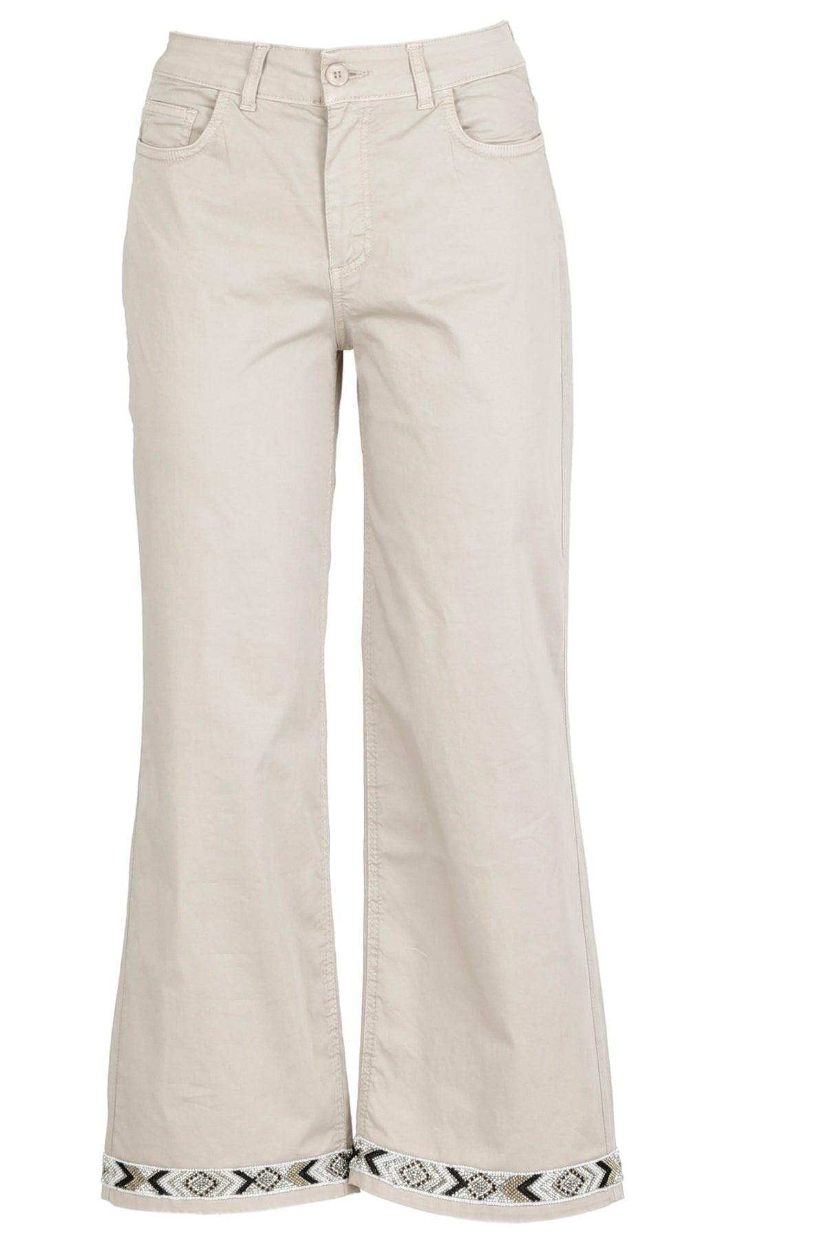 CafèNoir Pantalone Culotte con Passamaniera C7JP0036 M039 orzo