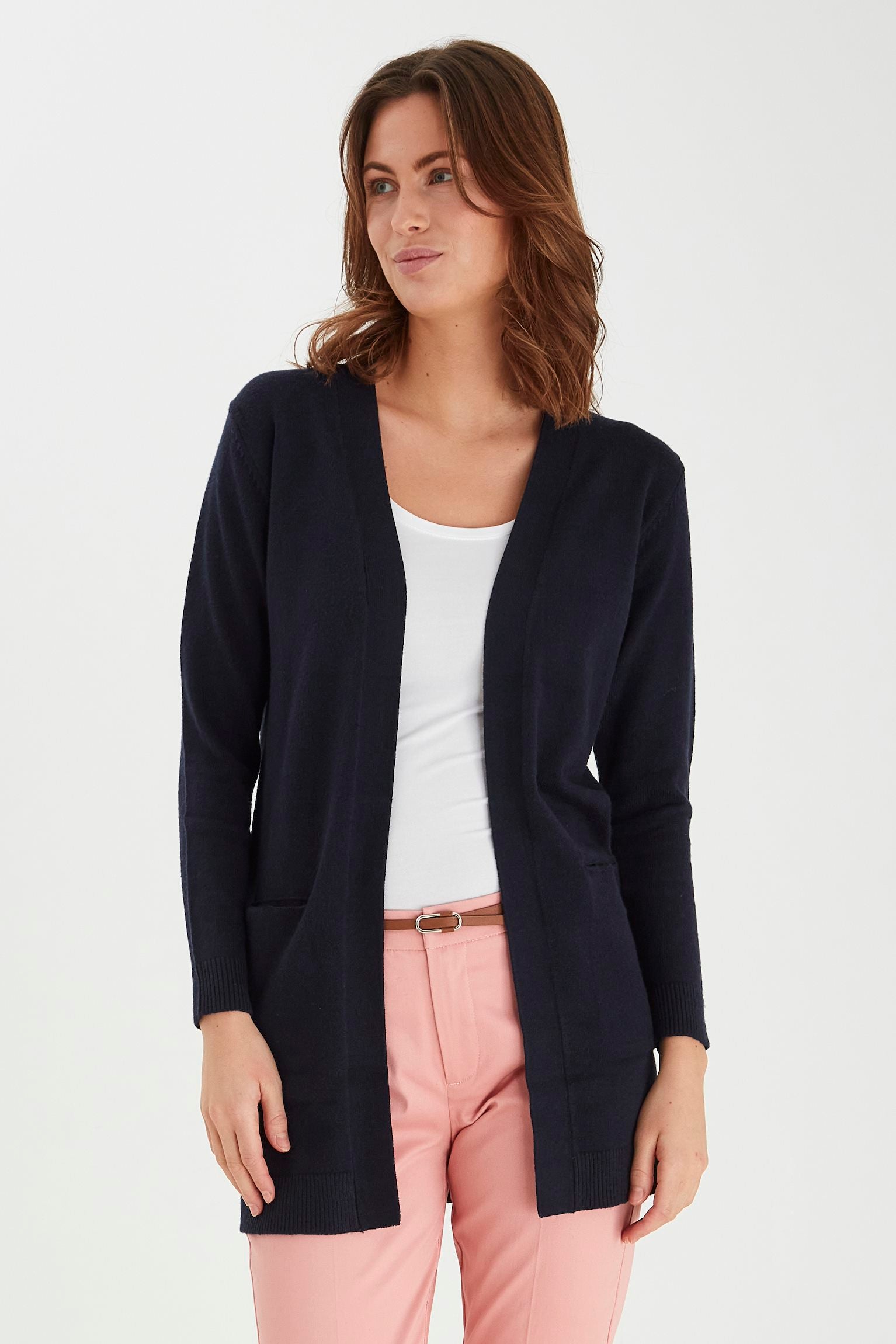 b.young Cardigan da donna Knit Nonina 20807327 80466 blu