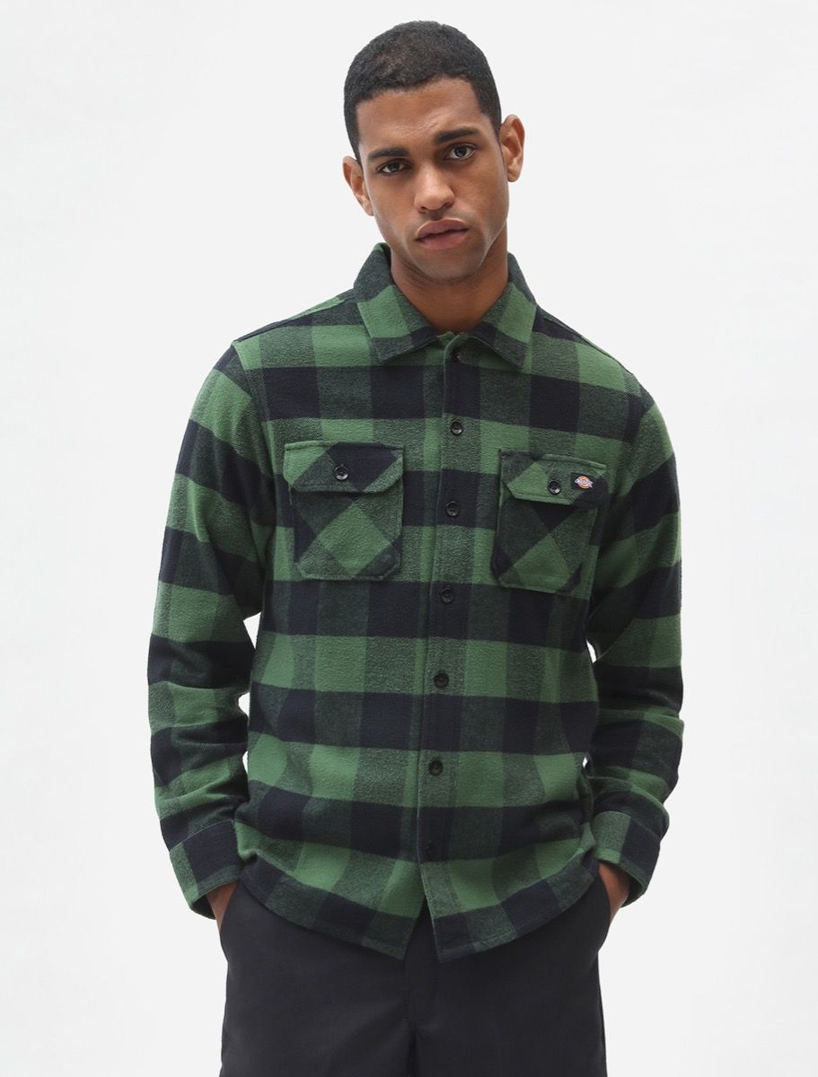 Dickies Camicia Unisex a quadri New Sacramento DK0A4XDZPG pine green