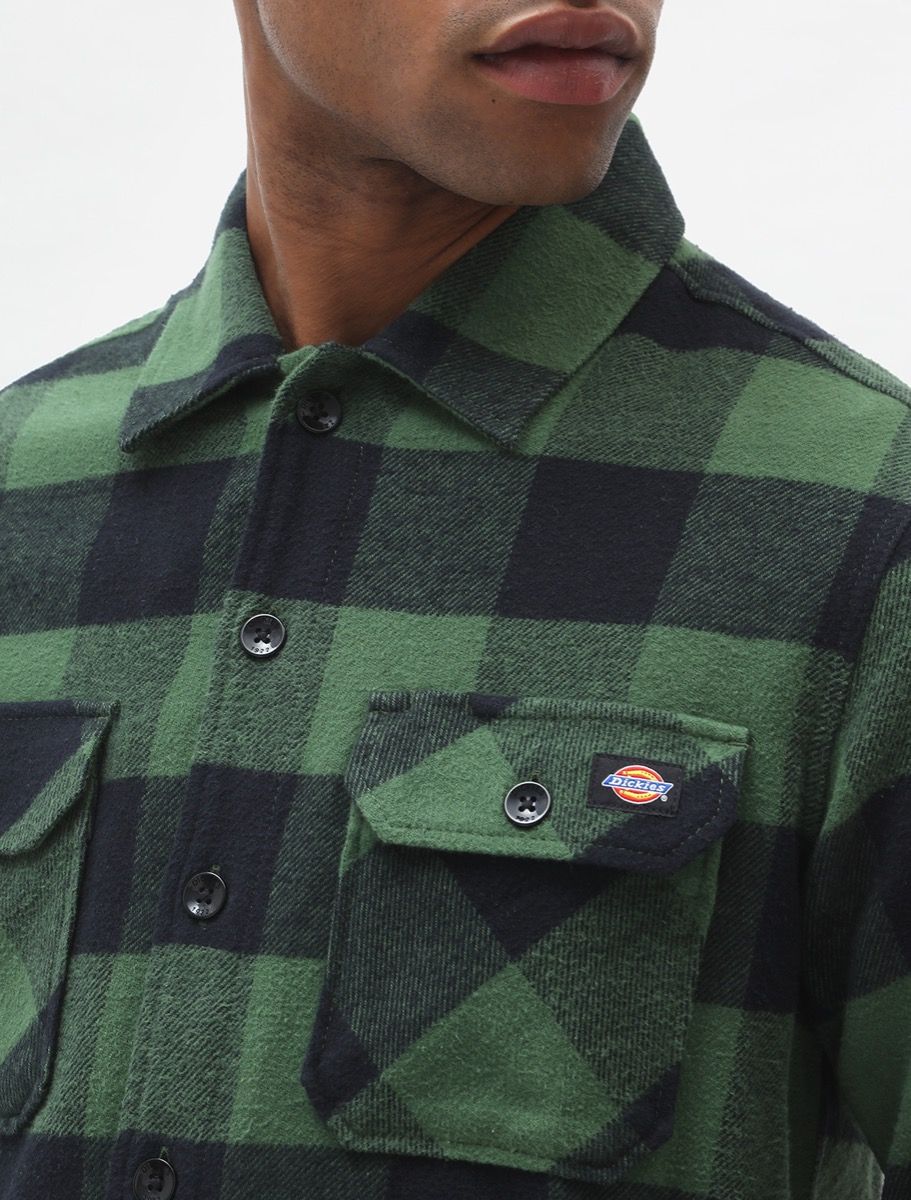 Dickies Camicia Unisex a quadri New Sacramento DK0A4XDZPG pine green