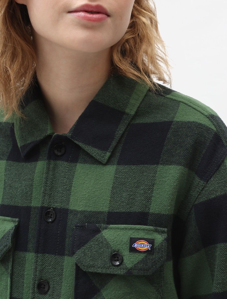 Dickies Camicia Unisex a quadri New Sacramento DK0A4XDZPG pine green