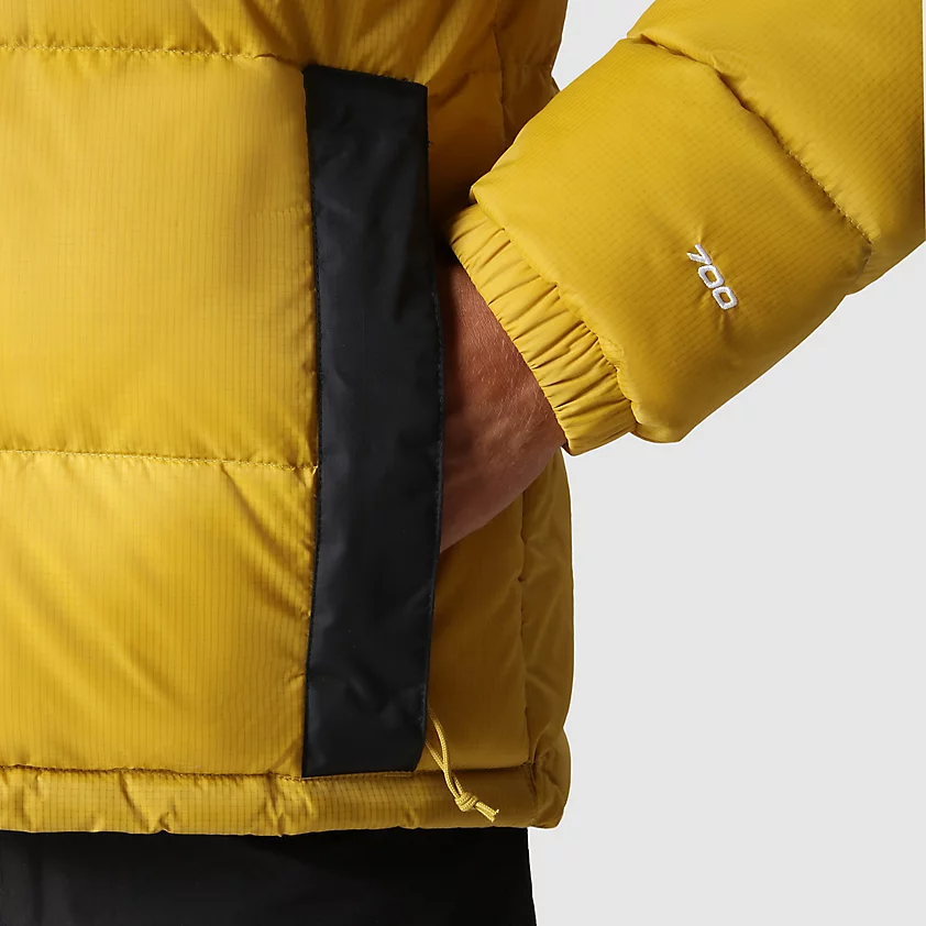 The North Face Piumino Diablo NF0A4M9J81U Mineral Gold – Piumino uomo, caldo, outdoor, antivento, nero-oro tasca