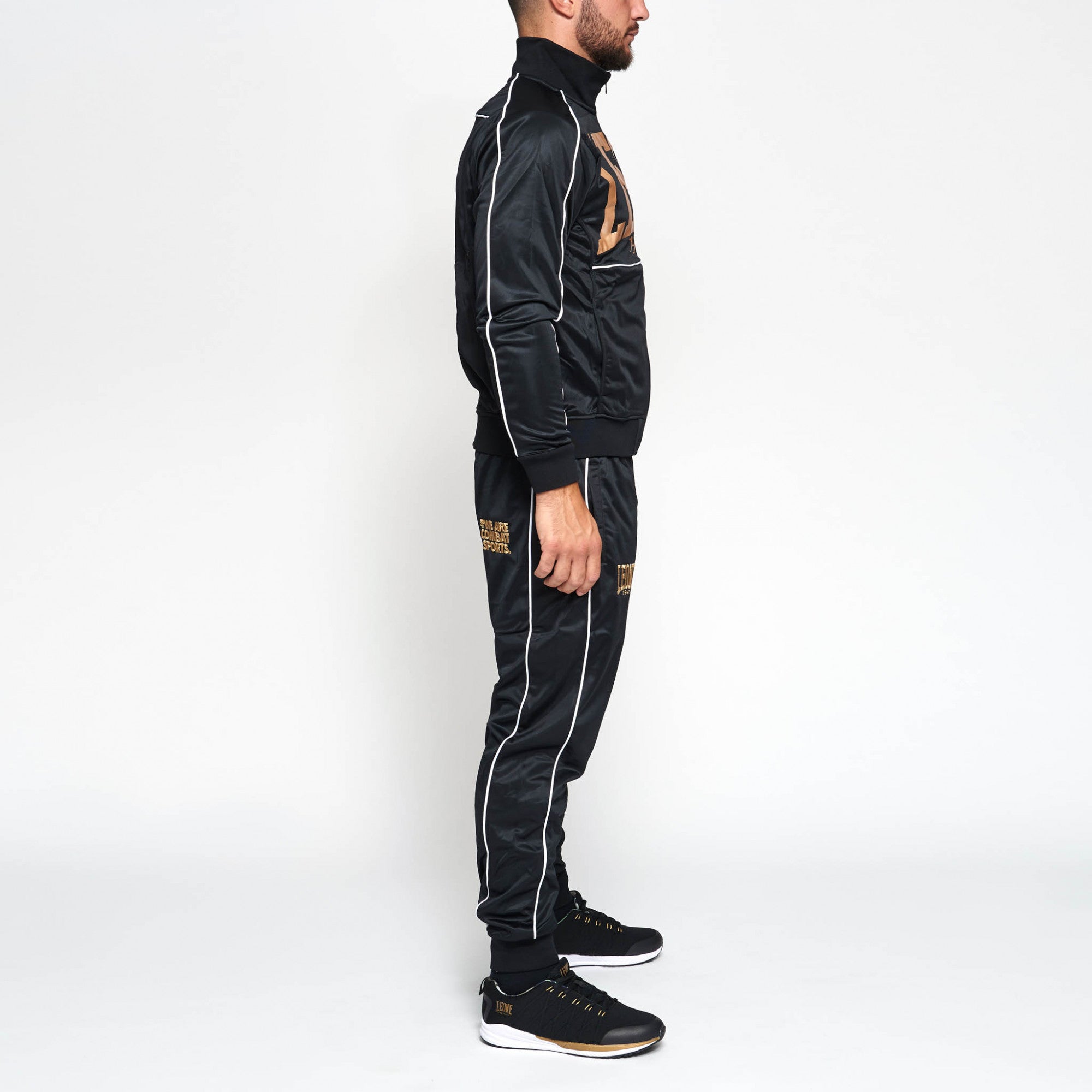 Leone Tuta sportiva da uomo Premium AB300 nero