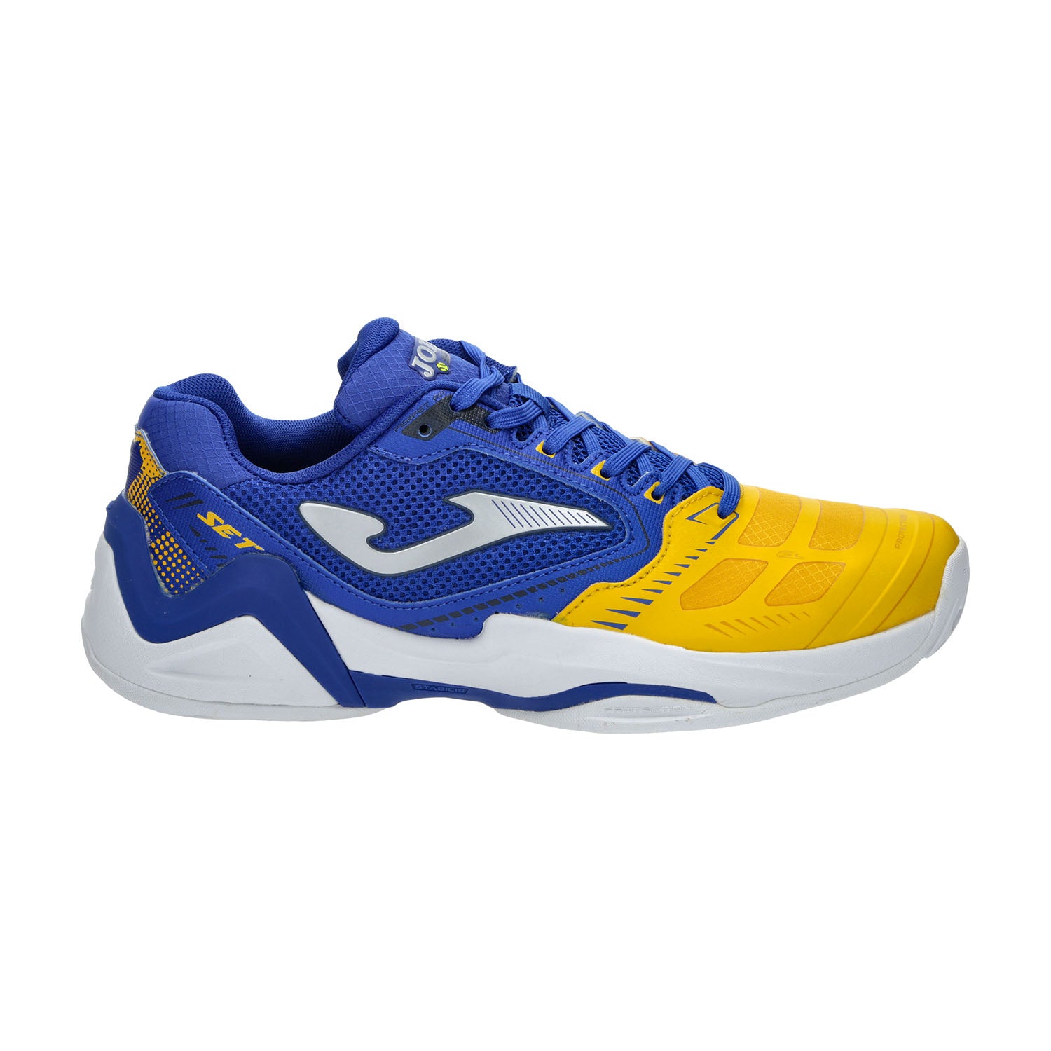 Joma Scarpa da Tennis da uomo T.Set 2304 azzurro-arancio