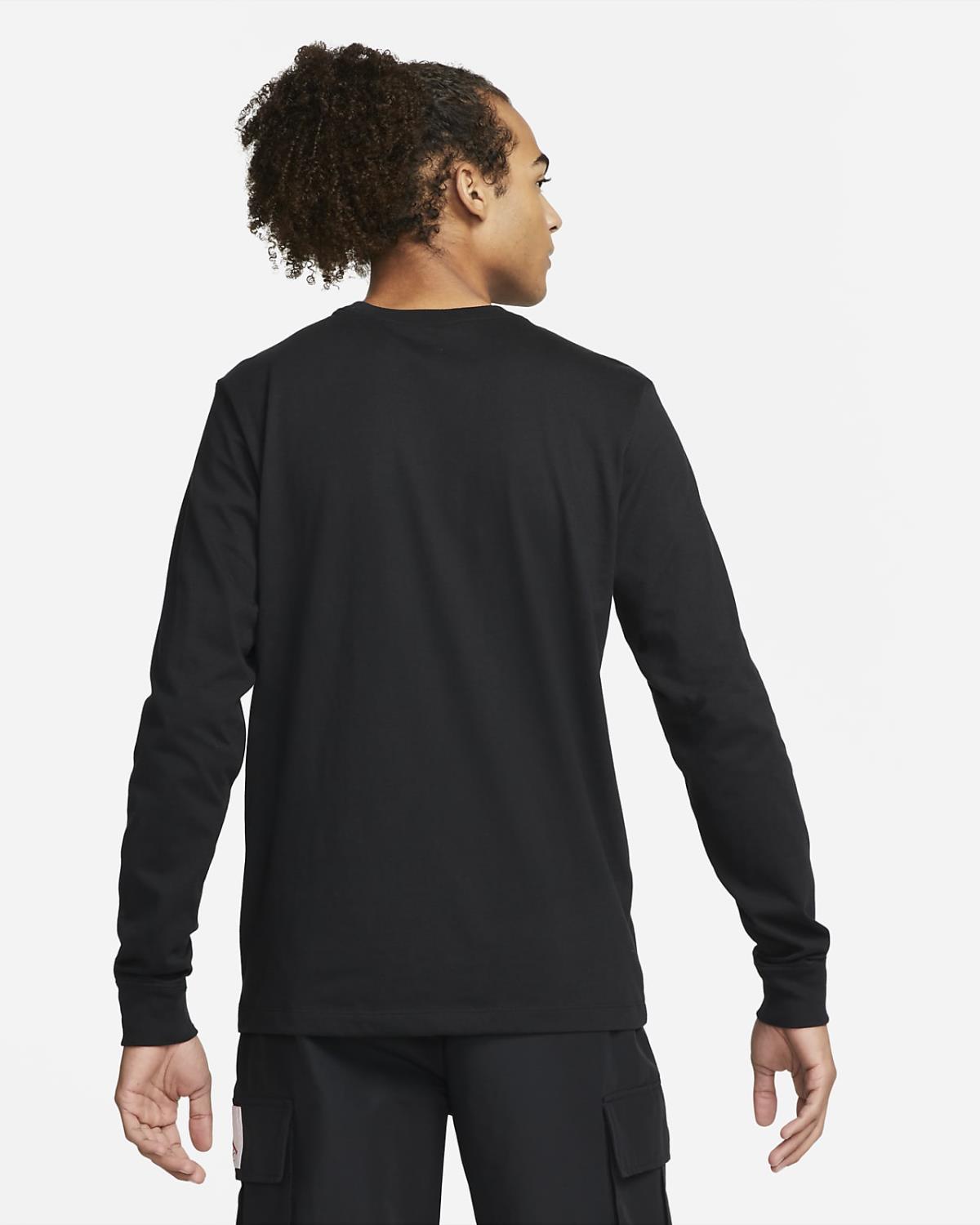 Jordan T-shirt manica lunga da uomo DC9793 010 nero