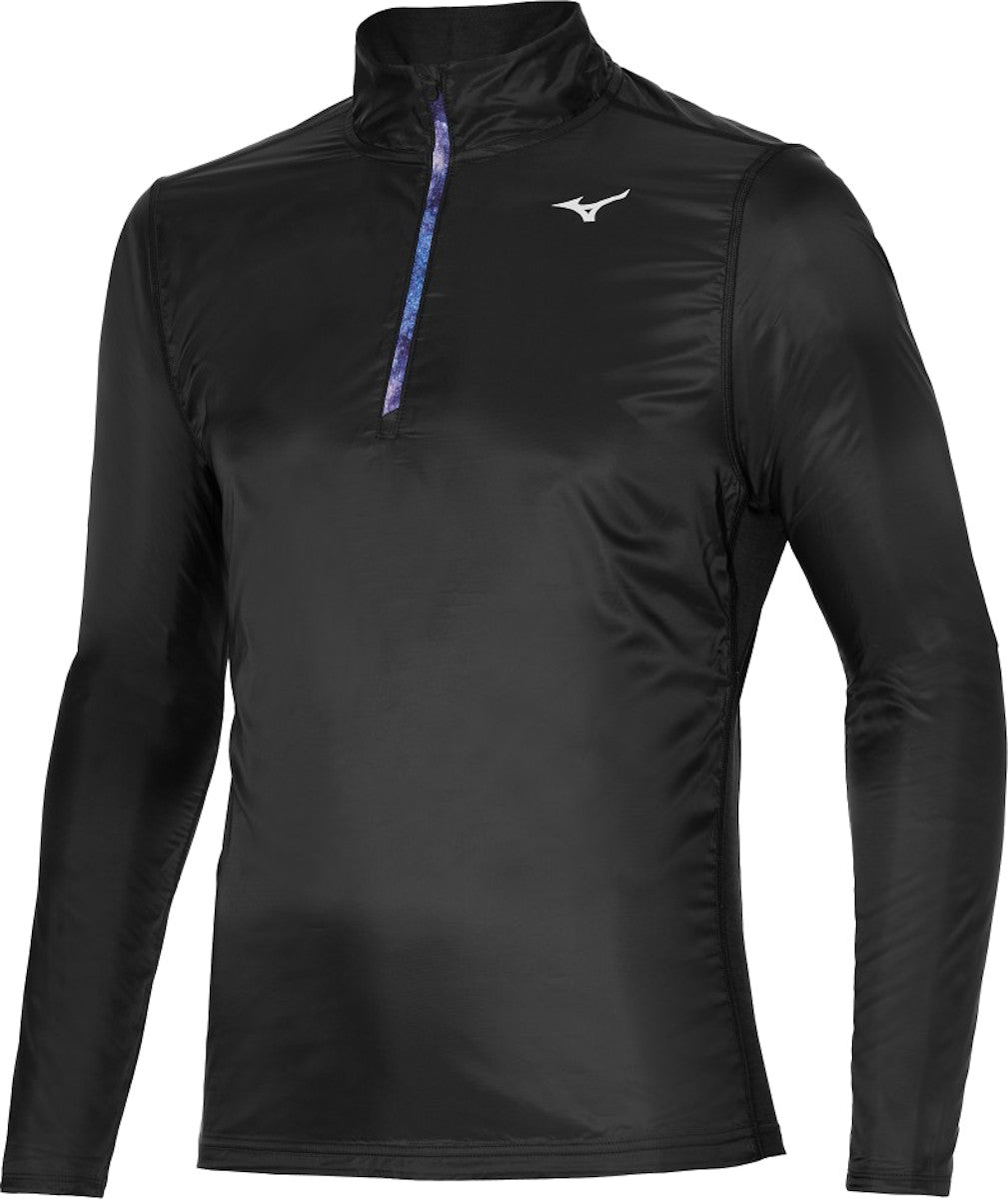 Mizuno Maglia tecnica da corsa mezza zip da uomo Active Hybrid Dry Ls Hz J2GC1525 09 black