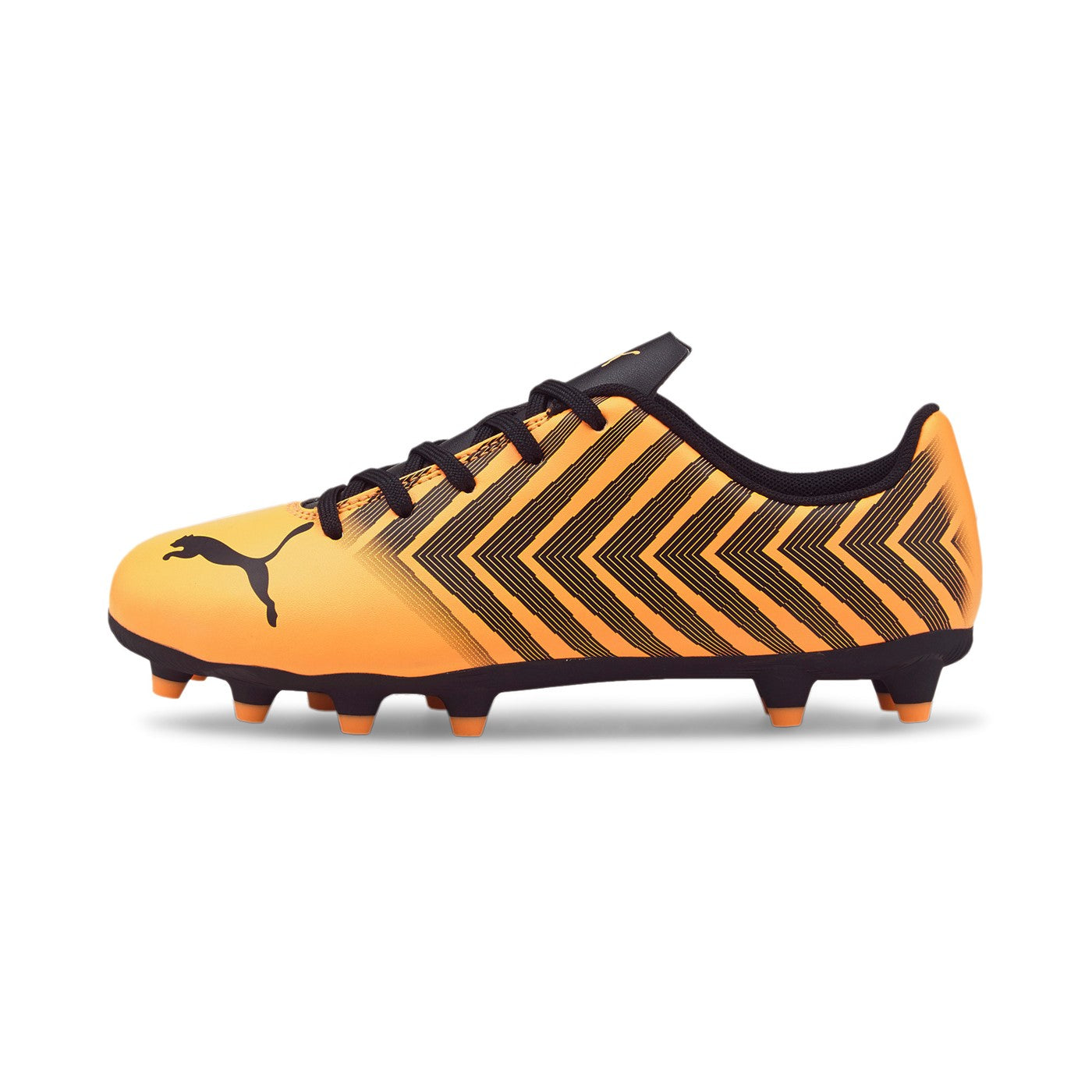 Puma scarpa da calcio da ragazzo Tacto II FG/AG 106704 01 arancio nero