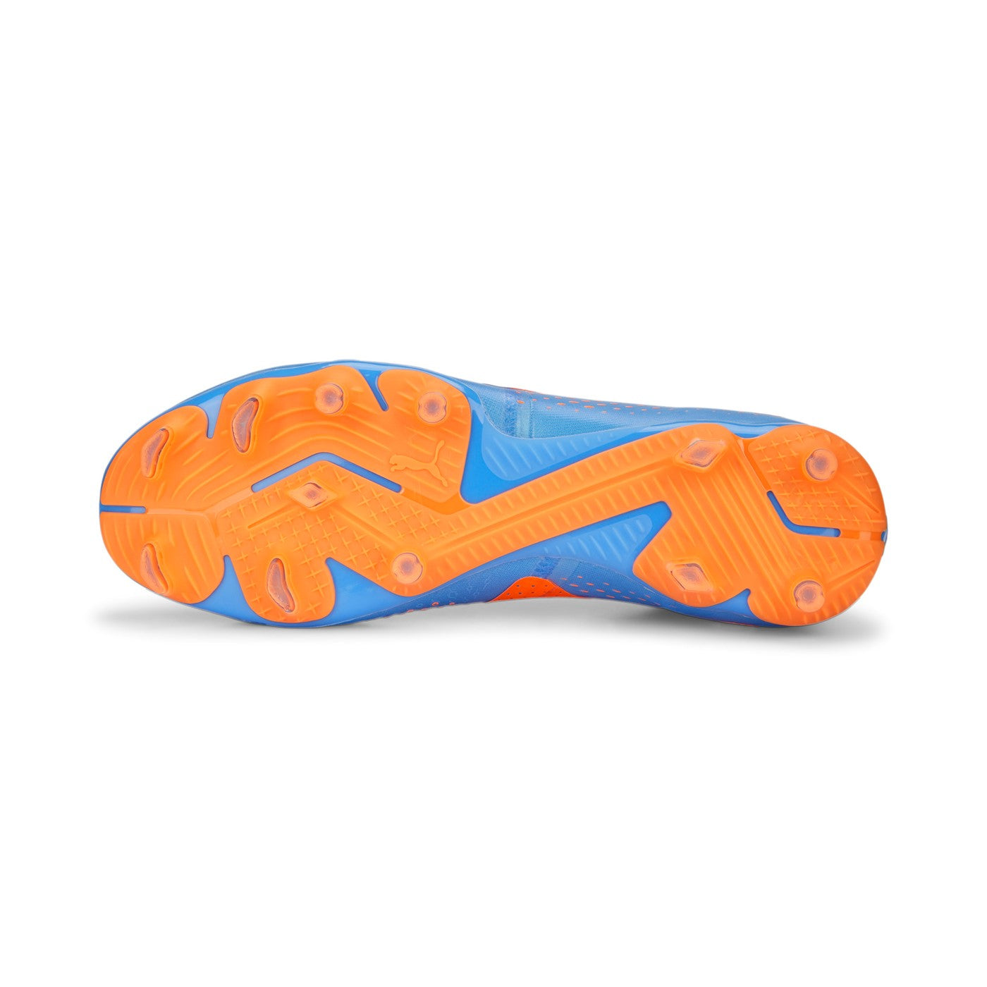 Puma scarpa da calcio da uomo con tacchetti a forma mista Future Match FG/AG 107180 01 blu-arancio