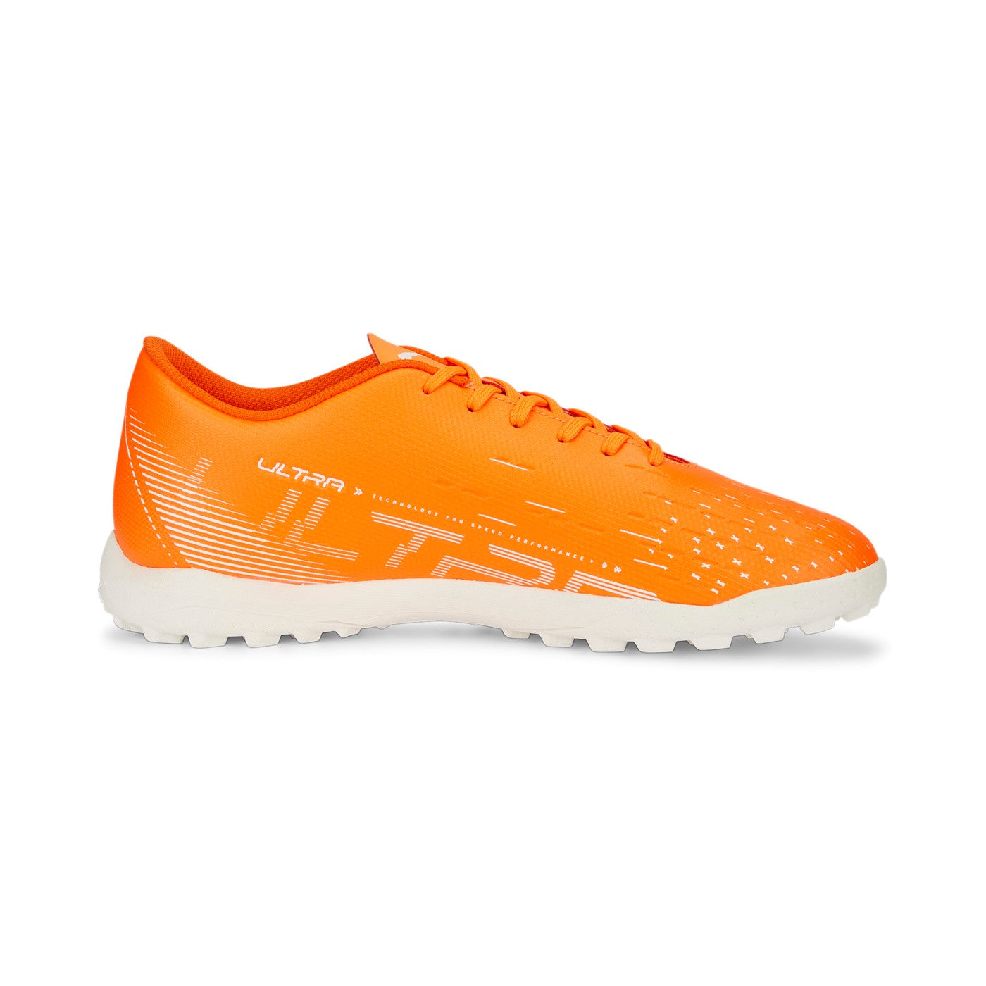 Puma scarpa da calcetto da uomo Ultra Play TT 107226 01 arancione-bianco