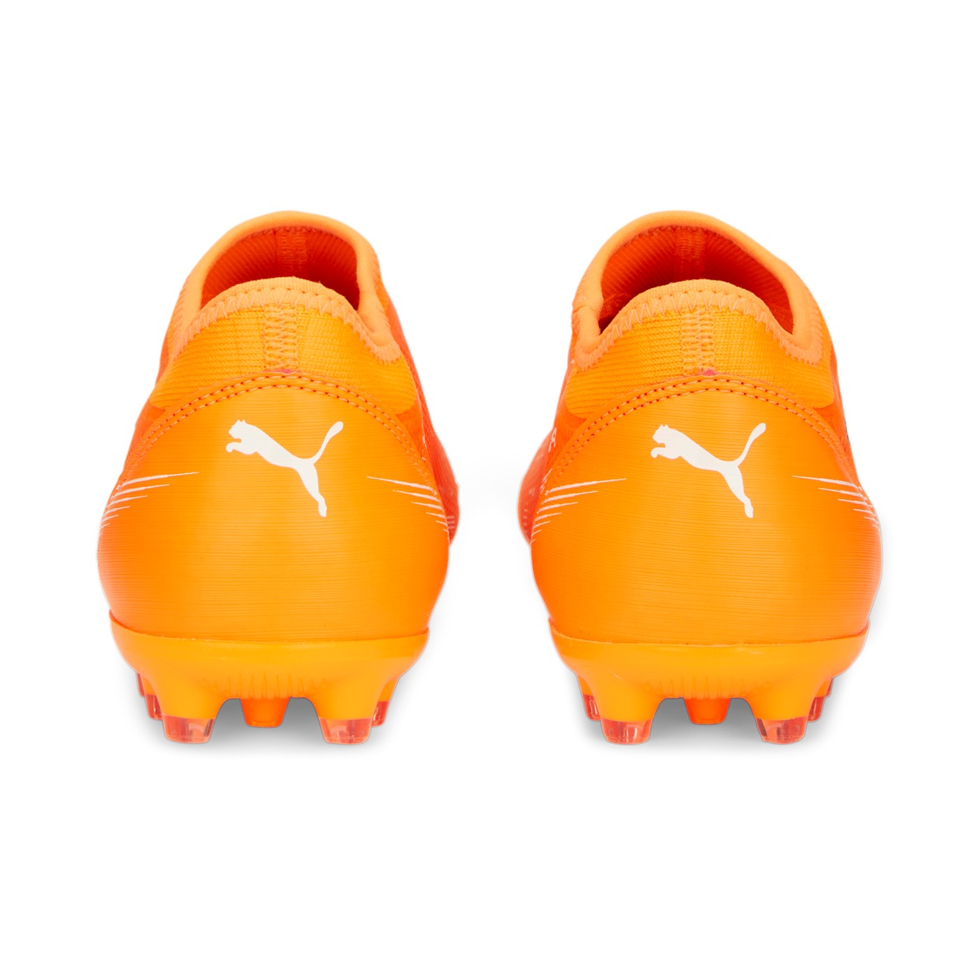 Puma scarpa da calcio da ragazzo Ultra Mach LL MG 107230 01 arancio-bianco-blu