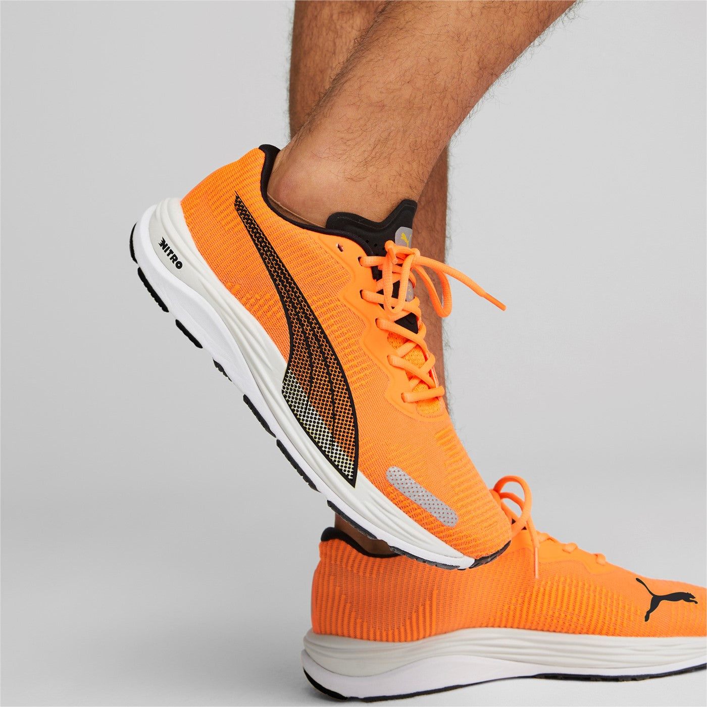 Puma scarpa da corsa da uomo Velocity Nitro Fade 378526 03 arancione