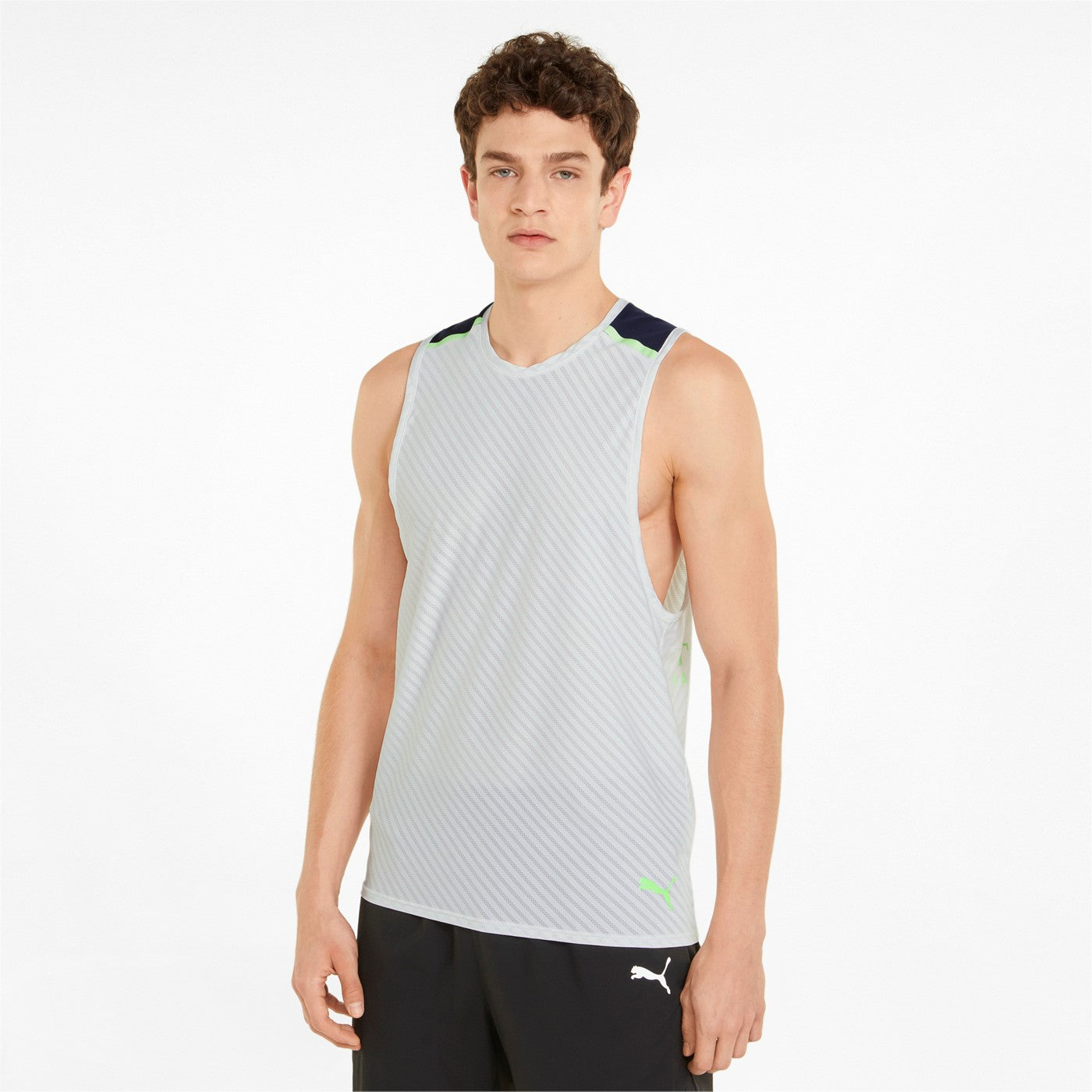 Puma canotta da corsa da uomo Train Breeze Tank 521526 02 bianco