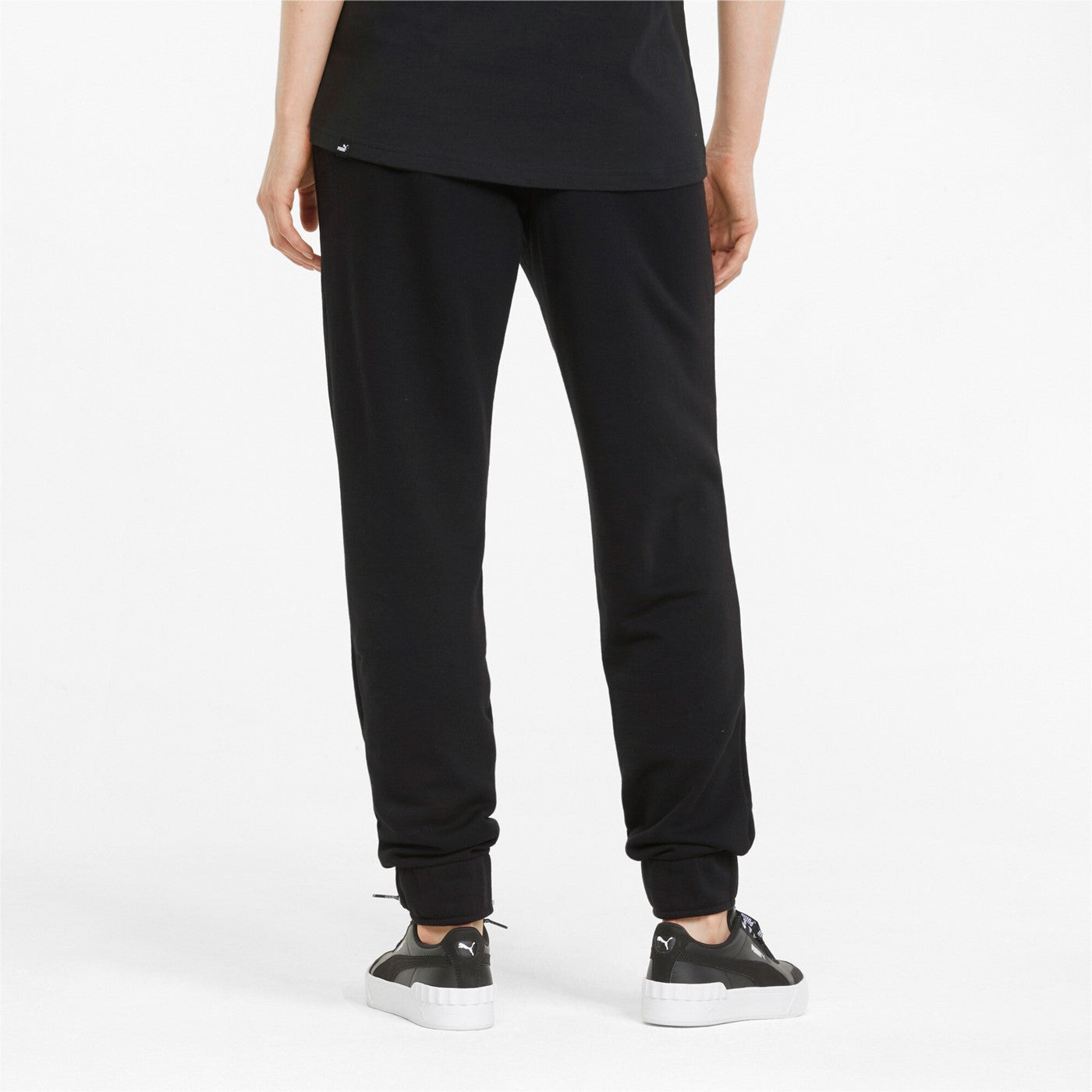 Puma pantalone sportivo da donna con polsino ESS+ Embroidery High-Waist Pants TR cl 847093-01 black