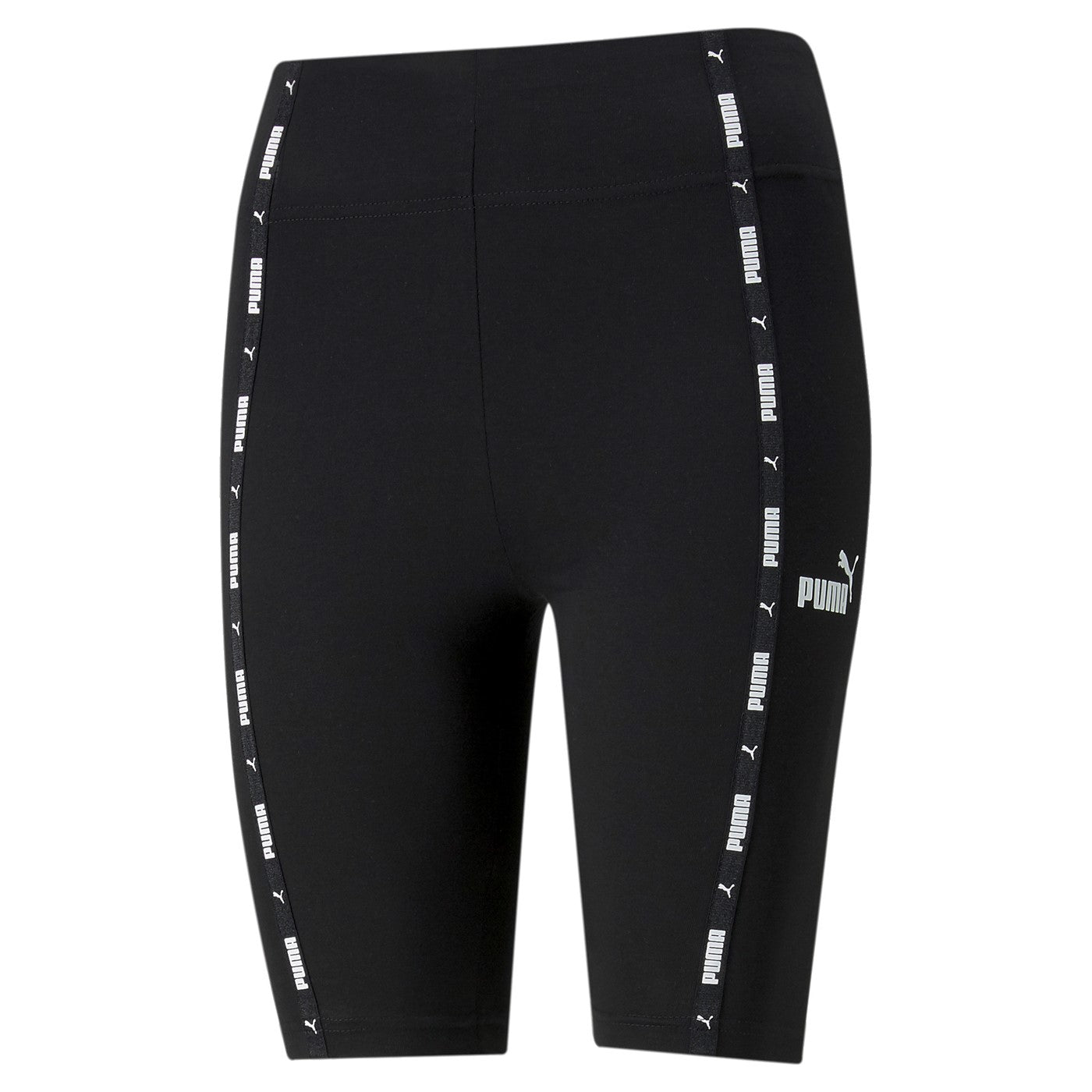 Puma pantaloncino elasticizzato sportivo da donna Power 9" High-Waist Tape 847121 01 nero
