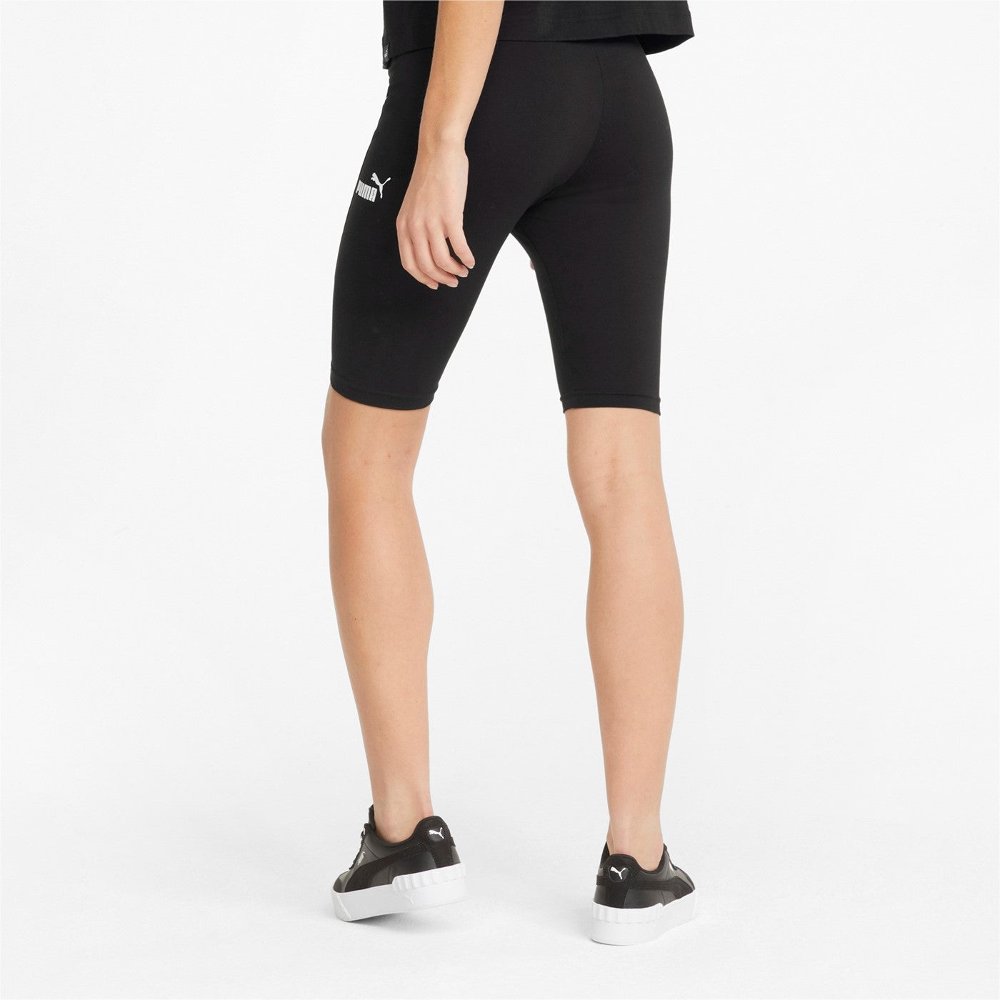 Puma pantaloncino elasticizzato sportivo da donna Power 9" High-Waist Tape 847121 01 nero