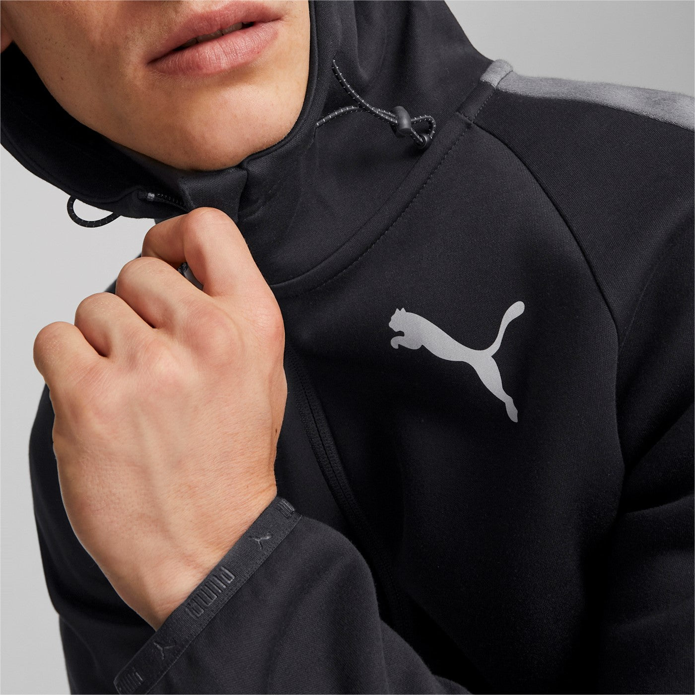 Puma Felpa con cappuccio Evostripe Full-Zip Hoodie 849915 01 black