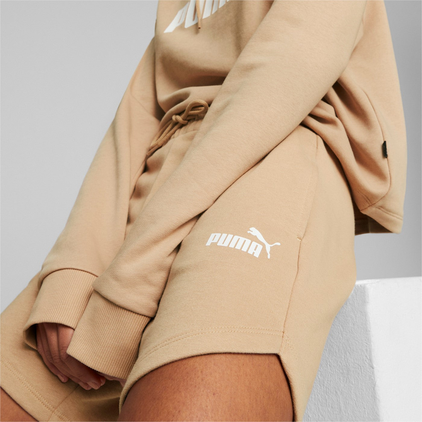 Puma Pantaloncino sportivo da donna Short ESS Waist 848339 89 dusty tan