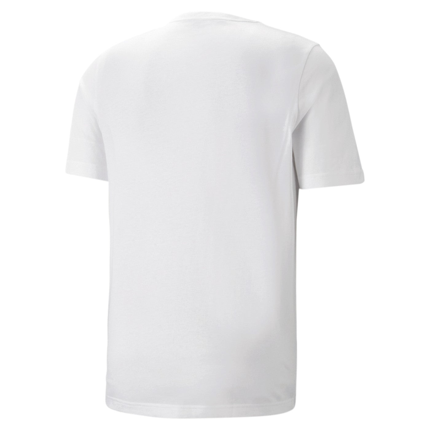 Puma maglietta manica corta da uomo ESS+ 2 stampa Logo grande 586759-58 bianco-blu