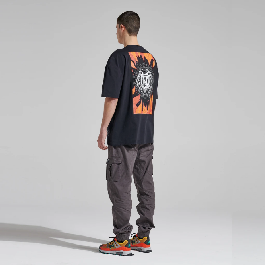 Dolly Noire T-Shirt manica corta Autunno Oversize Tee ts010-tb-01 black