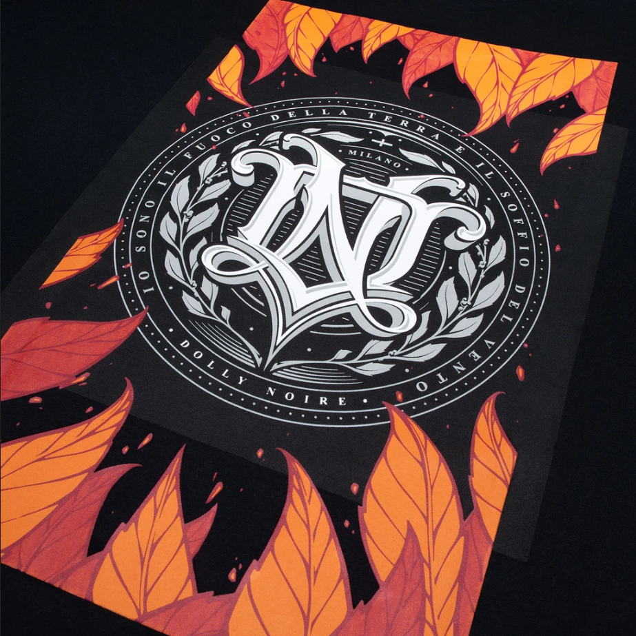 Dolly Noire T-Shirt manica corta Autunno Oversize Tee ts010-tb-01 black