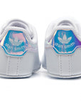 Adidas Originals scarpe da culla Stan Smith Crib CG6543 bianco argento
