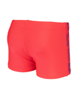 Arena Costume a pantaloncino aderente da piscina-mare da bambino Logo 003612 450 rosso fluo