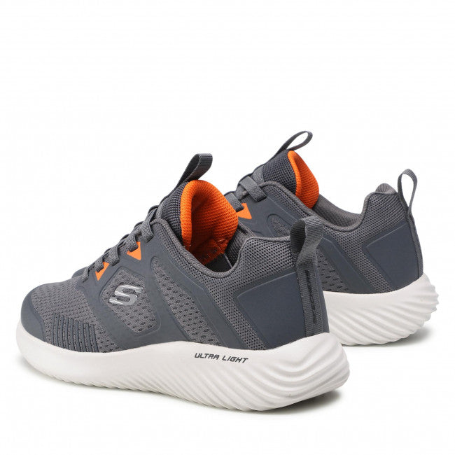 Skechers scarpa da walking da uomo Bounder High Degree 232279/CCOR charcoal-orange
