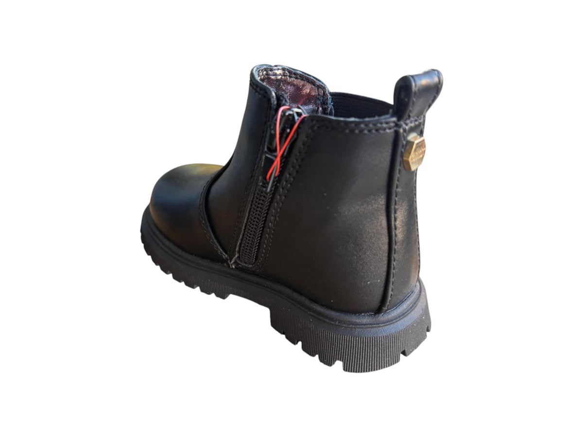 Cult stivale bimbo senza laccio con cerniera laterale T-431 20-26 nero