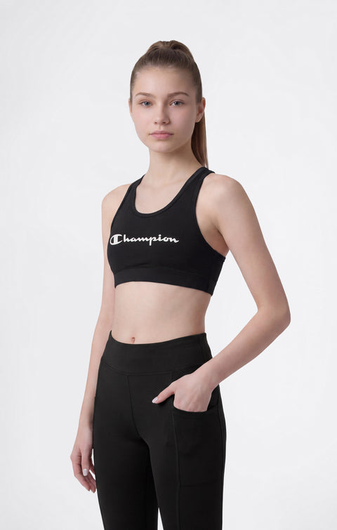Champion Reggiseno Sportivo Ragazza C-Tech 405141-KK001 nero