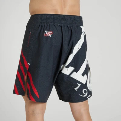 Leone pantaloncino sportivo da uomo PRIMAL INSTINCT MMA shorts AB945 nero