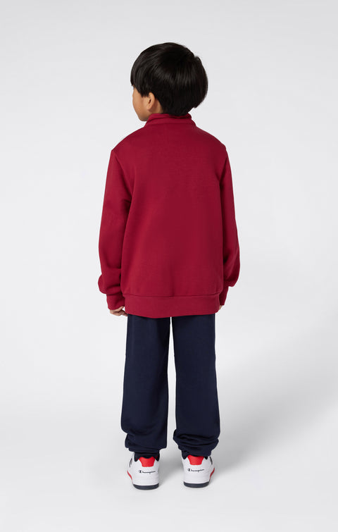 Champion Tuta Felpata junior con Zip Intera 307261-RS508 Rosso