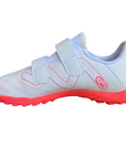 Puma scarpa da calcetto da ragazzo con strappo Future Play TT V 107394-01 bianco-orchidea