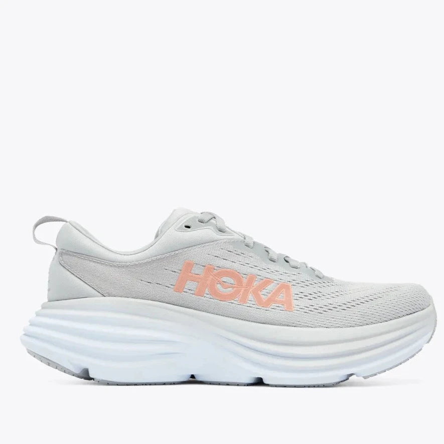 Hoka One One scarpa da corsa da donna Bondi 8 1127952/HMLR grigio nebbia-roccia lunare