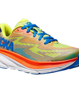 Hoka One One scarpa da corsa da ragazzo Clifton 9 1131170/EPVO arancio-giallo-azzurro