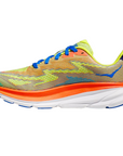 Hoka One One scarpa da corsa da ragazzo Clifton 9 1131170/EPVO arancio-giallo-azzurro