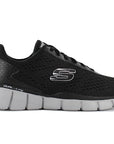 Skechers scarpa sportiva da uomo Equalizer 2.0 Settle The Score 51529 BKGY nero