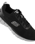 Skechers scarpa sportiva da uomo Equalizer 2.0 Settle The Score 51529 BKGY nero