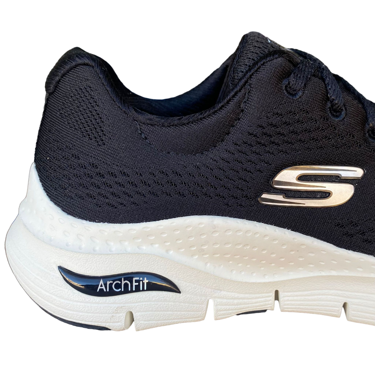 Skechers scarpa sneakers da donna Arch Fit Big Appeal 149057/BKW nero bianco