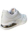 Skechers scarpa sneakers da donna Uno 2 Golden Trim 155637/OFWT bianco sporco