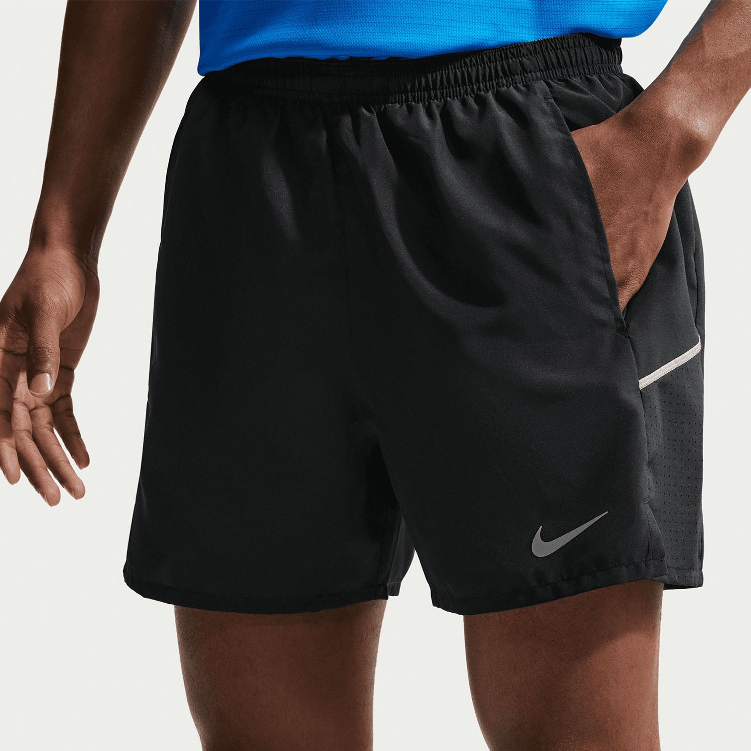 Nike pantaloncino sportivo da uomo Miler Men's Dri-FIT 12.5cm IF2060-010 nero